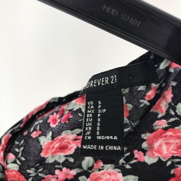 Forever 21  Floral V-neck Dress sz S - Picture 6 of 7